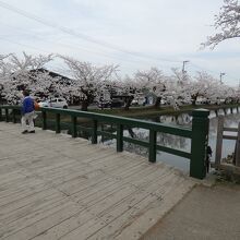 石場家住宅前の亀甲橋