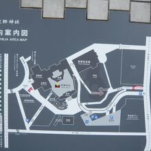 東郷記念館と東郷記念館の配置図です。東郷記念館は、東側です。