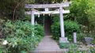 国分寺崖線に鎮座する神社