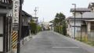 昔の弘前城下武家屋敷町