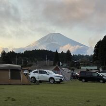 富士山が真正面に！