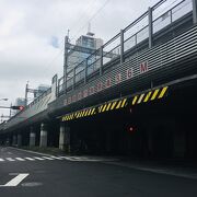 JR線の架道橋