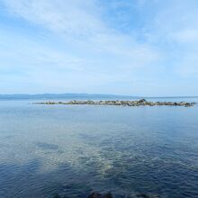 能登半島方向の風景