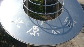 北原公園は、南浦和駅の北側に位置していて、線路沿いの道路に面しています。桜がきれいでした。