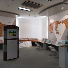 展示室内