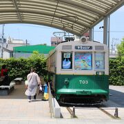 京都市電の車両に出会える場所です