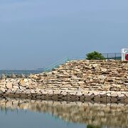 関西空港が臨める公園