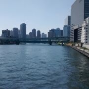 橋からの東京ダウンタウンの絶景