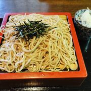 諏訪大社近くの老舗で蕎麦ランチ