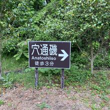 駐車場から直ぐです。