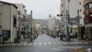 唐人屋敷跡へ行く途中に