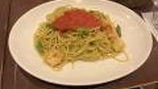 海老とアスパラガスのポルトフィーノ風スパゲッティ！