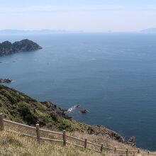 高知側の海岸線