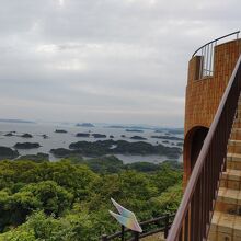 展望台からは九十九島が一望