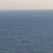 遠くに望む種子島