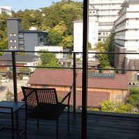 山代温泉が一望できる客室