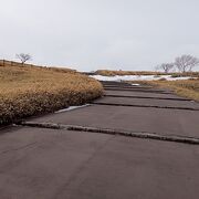 残雪の美幌峠