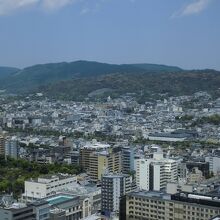 京都タワー展望台からの景色