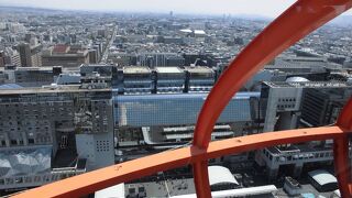京都見物の下調べには最適な京都タワー展望台