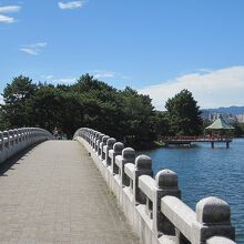 観月橋と浮見堂