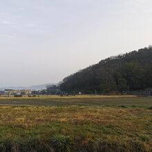 備中高松城　蛙ヶ鼻築堤跡