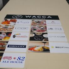 飲食店ラインナップ。