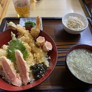 鹿部たらこ天丼