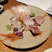瀬戸内の鮮魚、岡山の素材を使った創作和食