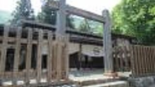 関所の裏には贄川の歴史がわかる小さな資料館があります