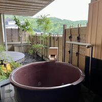 部屋の露天風呂（温泉では無い。）