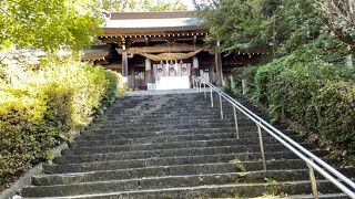 菊池神社参拝後に