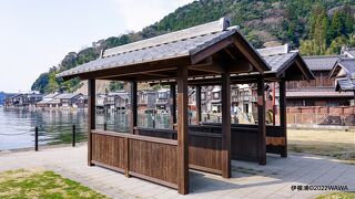 重要伝統的建造物群保存地区に選定されている伊根の舟屋地区