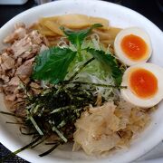 仙台空港出発ロビー制限エリアにあるラーメン店