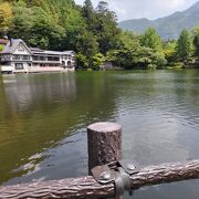 由布院奥の小さな湖