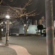 駒込駅前の公園