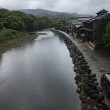 赤福本店そばの橋から