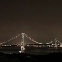 20:30のライトアップ