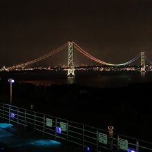 21:00のライトアップ