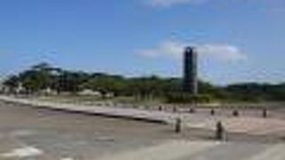 沖縄本島南部にある平和祈念公園。