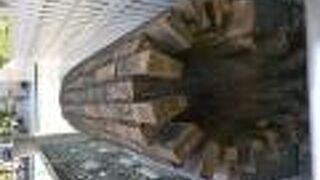 煉瓦で造った下水管。