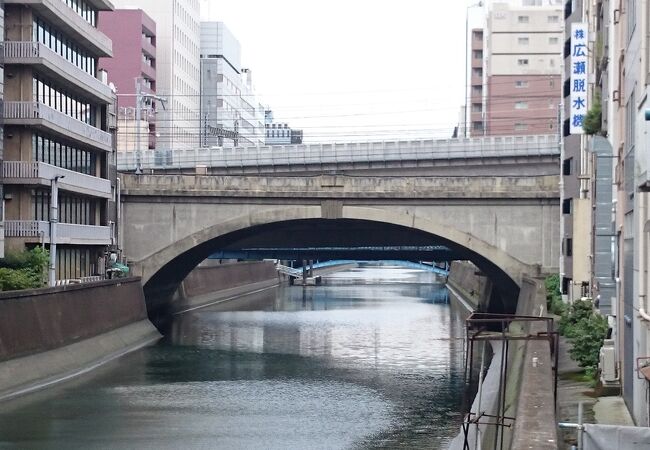 ＪＲ線路が神田川を渡る時の橋