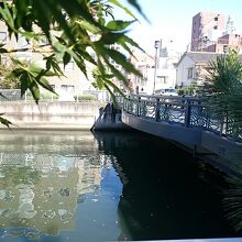 石島橋と大横川