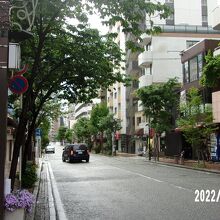 商店街の通りの様子です。