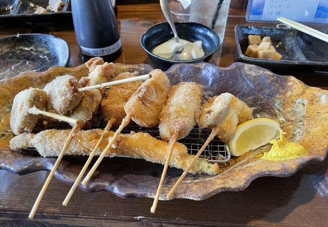 とんかつ 串揚げ 優膳