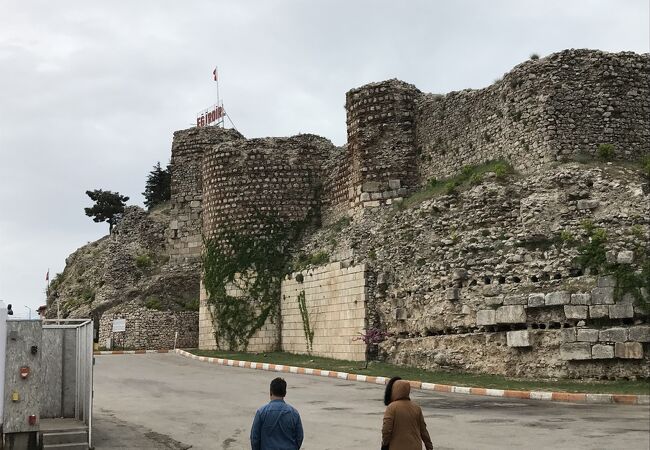 お城というよりも城壁跡