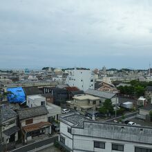 島原市内が一望