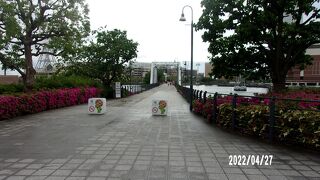 かつては汽車が走っていたのです。