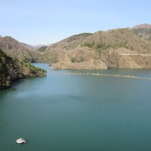 「姉川ダム」によって形成された「白龍湖」