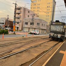 函館市電 松風町停留場