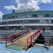 松島の遊覧船乗り場